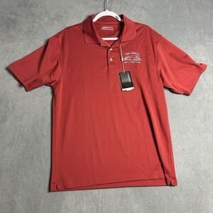 NWT‎ Nike Golf Dri-FIT Men's Red Polo Shirt Charity Golf Tournament Size Medium